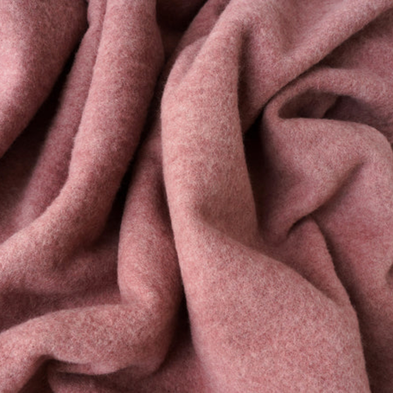 Wollfleece – Altrosa