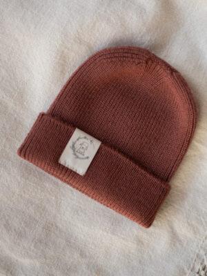 Strickmütze Altrosa