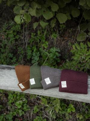 Strickmütze Olivegrün